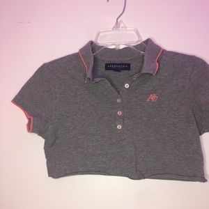 ✨Cute Cropped Aeropostale top✨